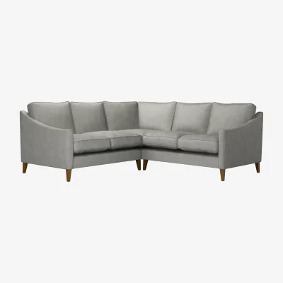 Sofa.com Iggy Small Corner Sofa in Mushroom Heathland Weave - sofa.com