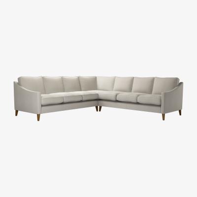 Sofa.com Iggy Large Corner Sofa in Stoneware Easy Cotton