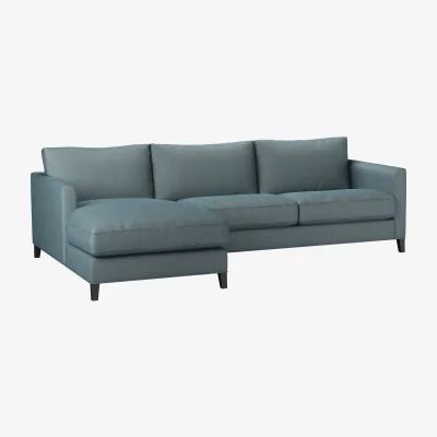 Sofa.com Izzy Medium LHF Chaise Sofa in Shore Heathland Weave - sofa.com