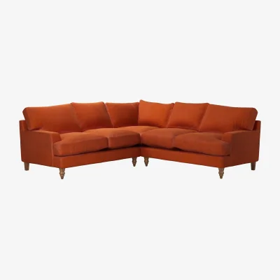 Sofa.com Isla Medium Corner Sofa in Moroccan Spice Smart Velvet - sofa.com