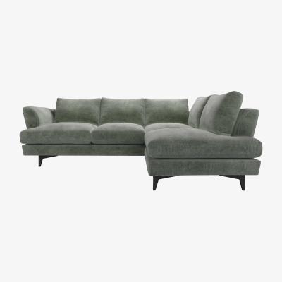 Sofa.com Lars RHF Open End Corner Sofa in Moonstone Speckled Chenille