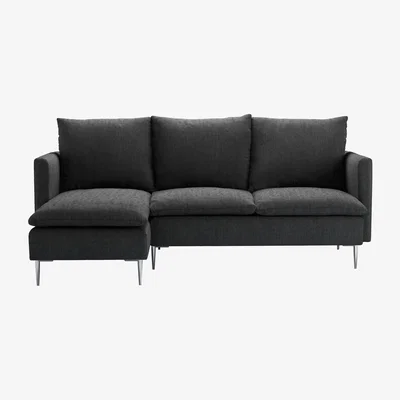 Sofa.com Emerson Medium LHF Chaise Sofa in Station House Sandgate - sofa.com