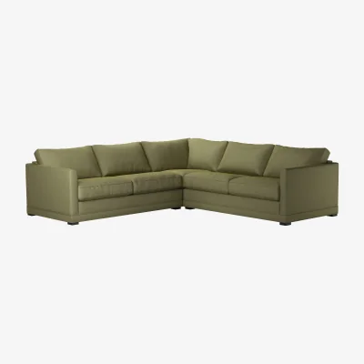 Sofa.com Aissa Medium Corner Sofa in Lichen Heathland Weave - sofa.com