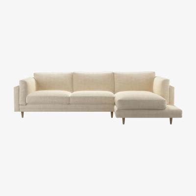 Sofa.com Marco RHF Chaise Sofa in Chantilly Aquaclean Clever Chenille