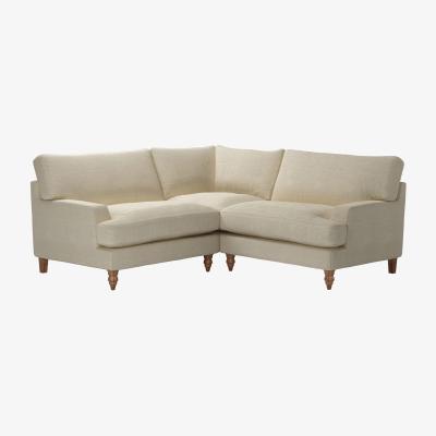 Sofa.com Isla Small Corner Sofa in Pampas Hygge Smart Linen