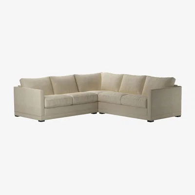 Sofa.com Aissa Small Corner Sofa in Pampas Hygge Smart Linen