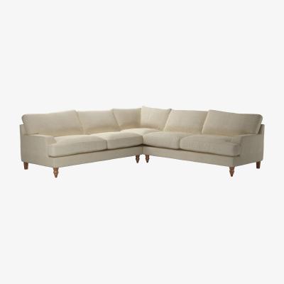 Sofa.com Isla Large Corner Sofa in Pampas Hygge Smart Linen