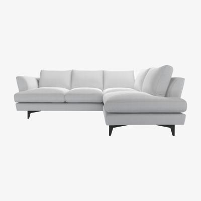 Sofa.com Lars RHF Open End Corner Sofa in Pumice House Herringbone Weave