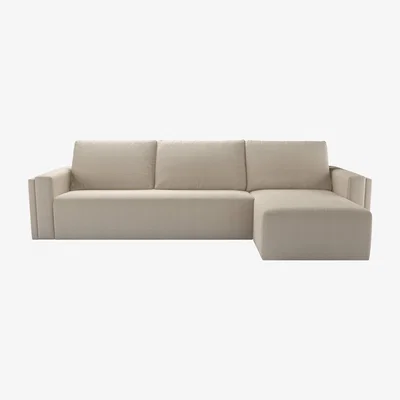 Sofa.com Oswald RHF Open End Corner Sofa in Wishful Vermeer Linen - sofa.com
