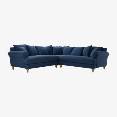 Sofa.com Teddy Medium Corner Sofa in Galaxy Organic Smart Cotton