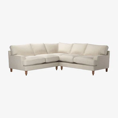 Sofa.com Isla Medium Corner Sofa in Jasmine Silky Jacquard Weave