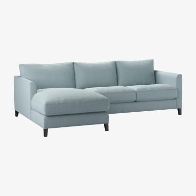 Sofa.com Izzy Small LHF Chaise Sofa in Exhale Vermeer Linen - sofa.com