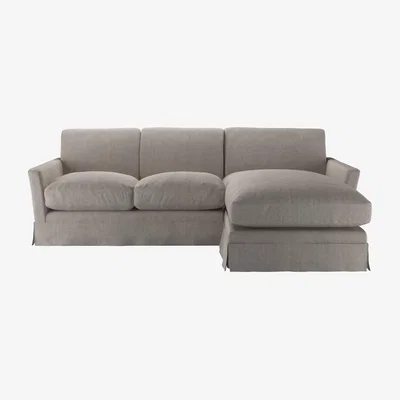 Sofa.com Otto Medium RHF Chaise Sofa in Serene Vermeer Linen - sofa.com