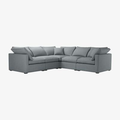 Sofa.com Long Island Slim Medium Corner Sofa in Burnham Norfolk Cotton