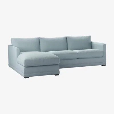 Sofa.com Aissa Medium LHF Chaise Storage Sofa in Exhale Vermeer Linen - sofa.com