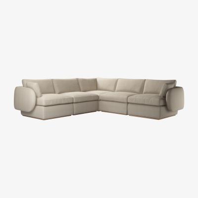 Sofa.com Ren Medium Corner Sofa in Wishful Vermeer Linen
