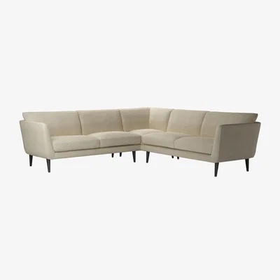 Sofa.com Holly Medium Corner Sofa in Pampas Hygge Smart Linen