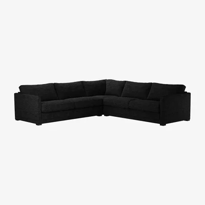 Sofa.com Aissa Large Corner Sofa in Ashford Textured Boucle - sofa.com