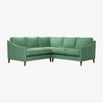 Sofa.com Iggy Small Corner Sofa in Celadon Easy Cotton