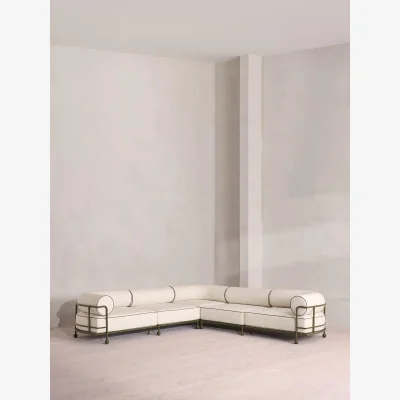 Soho Home Gaspard Sofa, Corner Sofa, Off White, UK