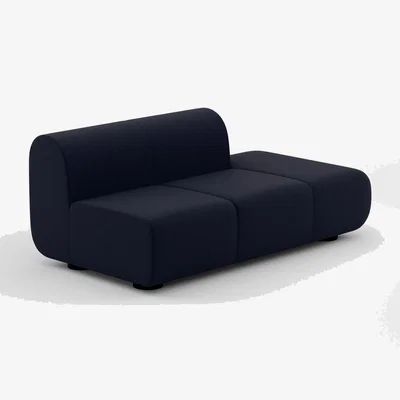 Tom Dixon Tom Dixon - PLUMP Sofa Right Facing Backrest Module - Indigo (Linara 2494 30)