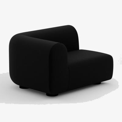 Tom Dixon Tom Dixon - PLUMP Sofa Right Facing Arm Module - Black (Kvadrat Hallingdal 0190)