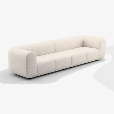 Tom Dixon Tom Dixon - Plump 4-Seater Modular Sofa - Configuration 4 - Bright White (Kvadrat Elle 0200)