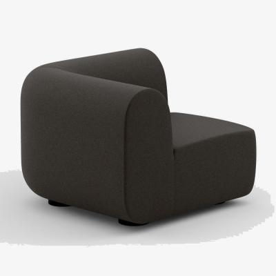 Tom Dixon Tom Dixon - PLUMP Sofa Connecting Corner Module - Dark Grey (Kvadrat Divina Melange 0180)