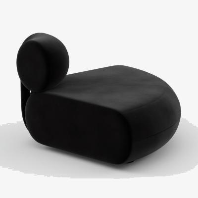 Tom Dixon Tom Dixon - FAT Sofa Corner Outside Sweeping Module - Black (Kvadrat Gentle 0193)