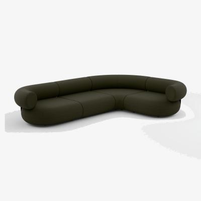 Tom Dixon Tom Dixon - Fat Corner Modular Sofa - Configuration 5 - Tarragon (Linara 2494 100)