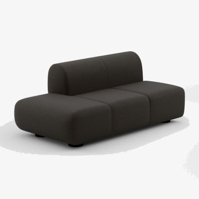 Tom Dixon Tom Dixon - PLUMP Sofa Left Facing Backrest Module - Dark Grey (Kvadrat Divina Melange 0180)