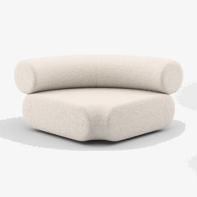 Tom Dixon Tom Dixon - FAT Sofa Corner Inside Sweeping Module - Bright White (Kvadrat Elle 0200)