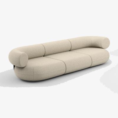Tom Dixon Tom Dixon - Fat 3-Seater Modular Sofa - Configuration 2 - Bright White (Kvadrat Hallingdal 0100)