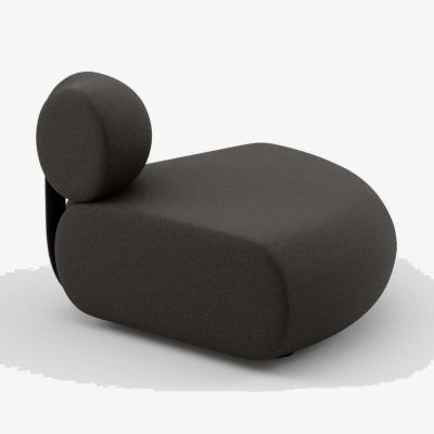 Tom Dixon Tom Dixon - FAT Sofa Corner Outside Sweeping Module - Dark Grey (Kvadrat Divina Melange 0180)