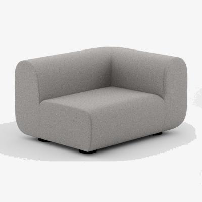 Tom Dixon Tom Dixon - PLUMP Sofa Left Facing Arm Module - Light Grey (Kvadrat Hallingdal 0110)
