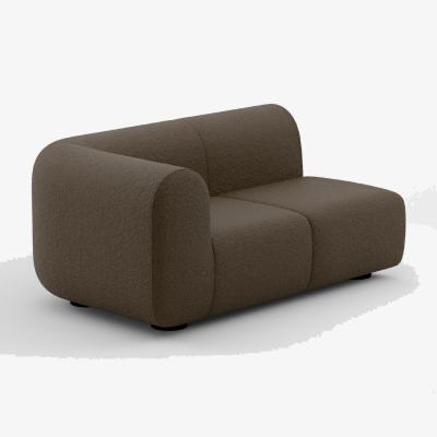 Tom Dixon Tom Dixon - PLUMP Sofa Wide Right Facing Arm Module - Light Brown (Kvadrat Elle 0280)