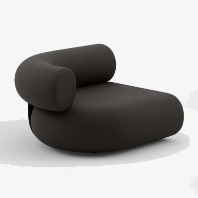 Tom Dixon Tom Dixon - FAT Sofa Left Facing Arm Module - Dark Grey (Kvadrat Divina Melange 0180)