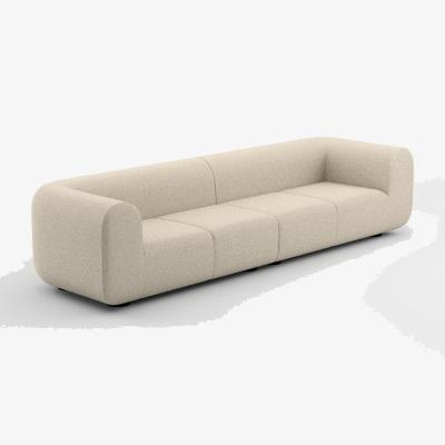 Tom Dixon Tom Dixon - Plump 4-Seater Modular Sofa - Configuration 4 - Bright White (Kvadrat Hallingdal 0100)