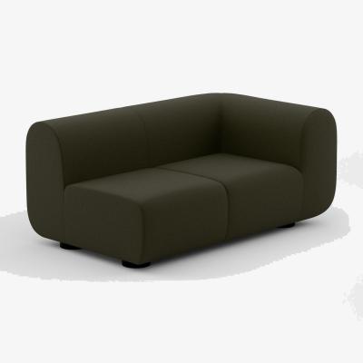 Tom Dixon Tom Dixon - PLUMP Sofa Wide Left Facing Arm Module - Tarragon (Linara 2494 100)