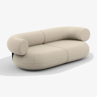 Tom Dixon Tom Dixon - Fat 2.5-Seater Modular Sofa - Configuration 1 - Bright White (Kvadrat Hallingdal 0100)