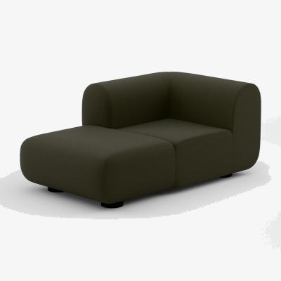 Tom Dixon Tom Dixon - PLUMP Sofa Left Facing Chaise Lounge - Tarragon (Linara 2494 100)