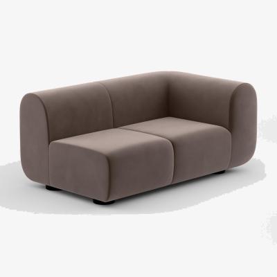Tom Dixon Tom Dixon - PLUMP Sofa Wide Left Facing Arm Module - Clay (Royal 84)