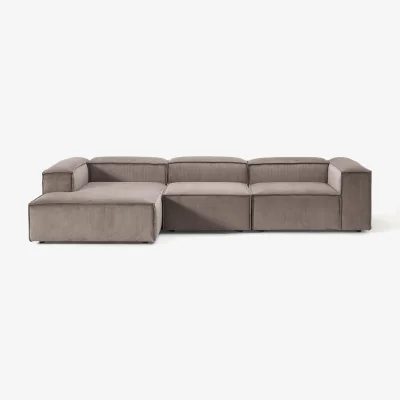 Westwing Corduroy Modular Corner Sofa Lennon (4-seater)