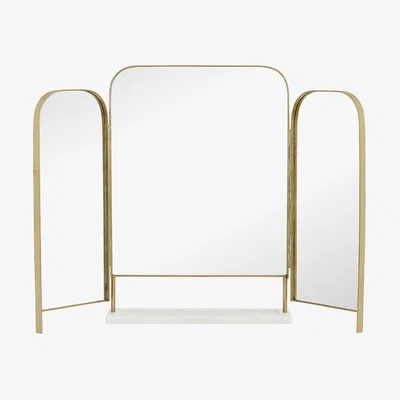 Amara Nordal - Otus Table Mirror - Golden Edge