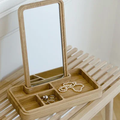 Amara Spring Copenhagen - Mirror & Jewellery Box - Oak