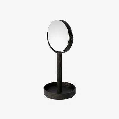 Amara Wireworks - Magnify Mirror - Dark Oak