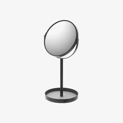 Amara Yamazaki - Tower Cosmetic Mirror With Accessory Tray - Black