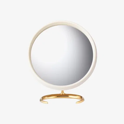 Amara AERIN - Shagreen Vanity Mirror - Cream