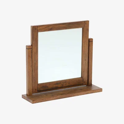 Barker and Stonehouse New Frontier Mango Wood Gallery Mirror, Brown | Barker & Stonehouse