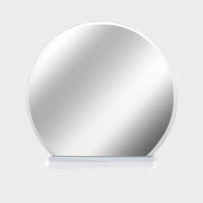 Barker and Stonehouse Springwell Mirror, Round, White | Barker & Stonehouse